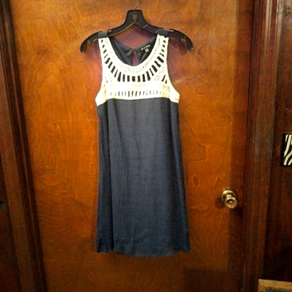 As u wish navy dress